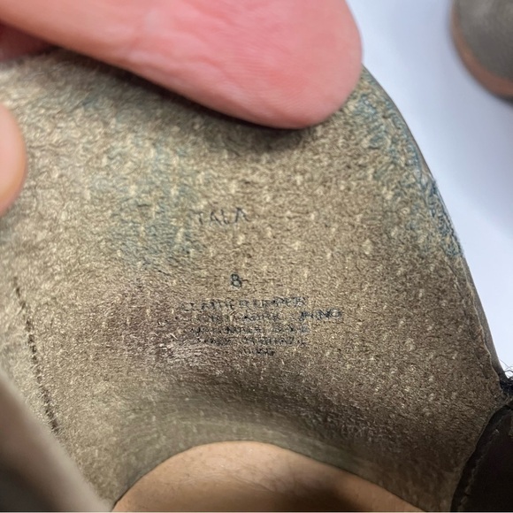 Steve Madden suede peep toe booties size 8 - Picture 4 of 6